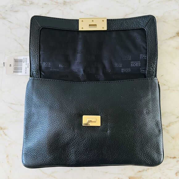 MICHAEL KORS Sloan Cheetah Natural Leather Clutch Bag - Picture 8 of 10